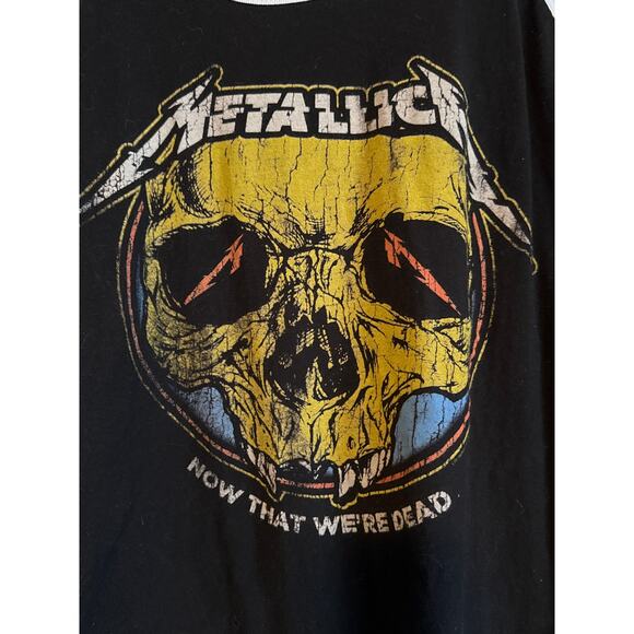 Metallica World Wired Tour 2017 Black Graphic Tee Shirt 2XL Now That We're Dead - Picture 2 of 5